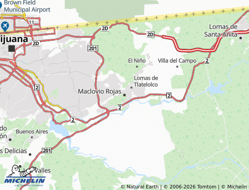 Mapa MICHELIN Maclovio Rojas - ViaMichelin