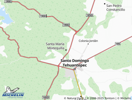 MICHELIN Santa María Mixtequilla map - ViaMichelin