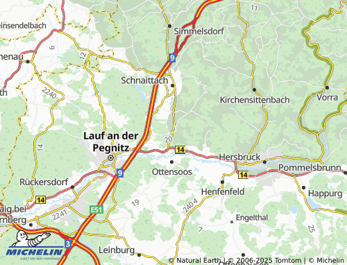 Mapa MICHELIN Speikern - ViaMichelin