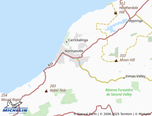 Kaart MICHELIN Yankalilla - ViaMichelin