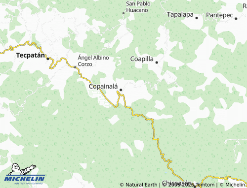 MICHELIN San Fabián map - ViaMichelin