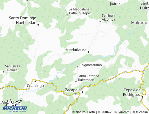 Mapa MICHELIN Cosahuatla - ViaMichelin
