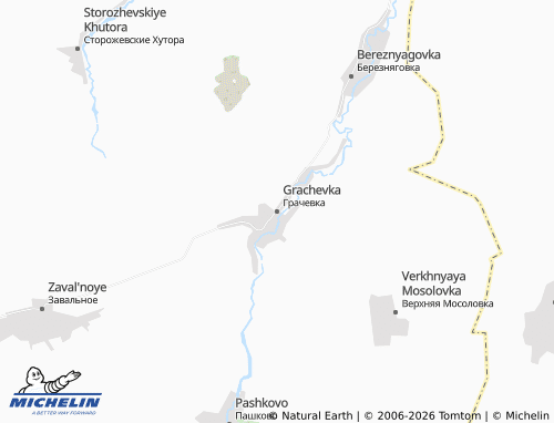 Carte MICHELIN Grachevka - ViaMichelin