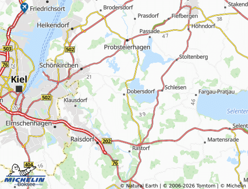 MICHELIN Dobersdorf map - ViaMichelin
