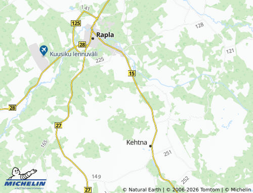 Mapa MICHELIN Kaerepere - ViaMichelin