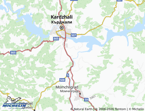 MICHELIN-Landkarte Gluhar - ViaMichelin