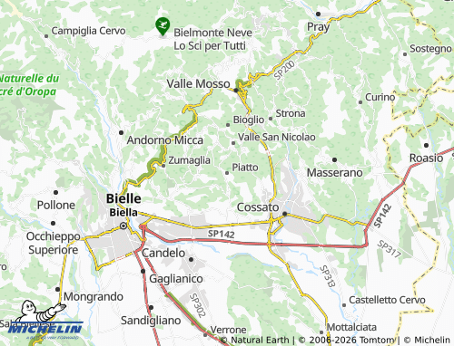 Kaart MICHELIN Piatto - ViaMichelin