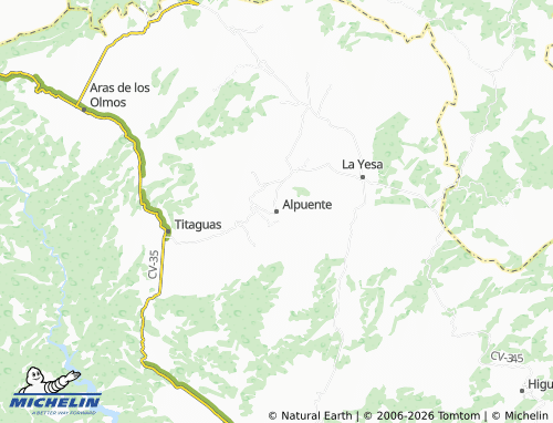 Mappa MICHELIN Alpuente - ViaMichelin
