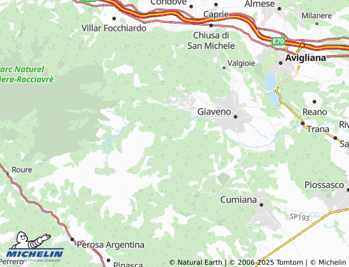 Mappa MICHELIN Verna-Chiarmetta - ViaMichelin