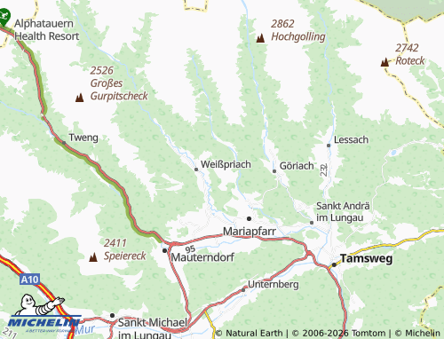 Mappa MICHELIN Tschara - ViaMichelin