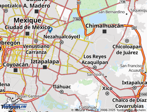 Mappa MICHELIN San Lorenzo Xicoténcatl - ViaMichelin