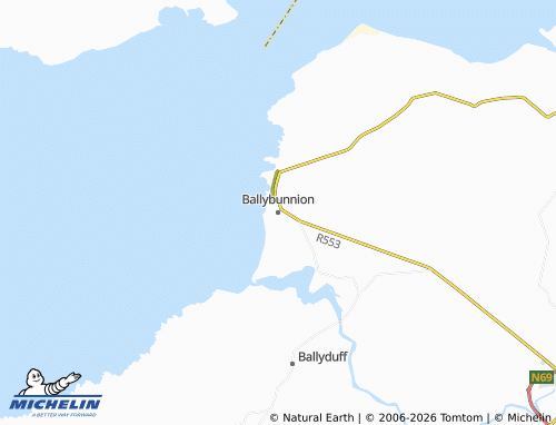 Carte MICHELIN Ballybunnion - ViaMichelin