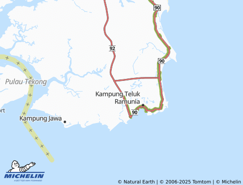 Carte MICHELIN Kampung Bukit Gelugor - ViaMichelin