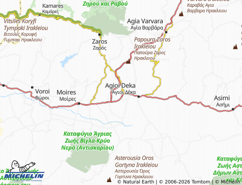 Mapa MICHELIN Ampelouzos - ViaMichelin