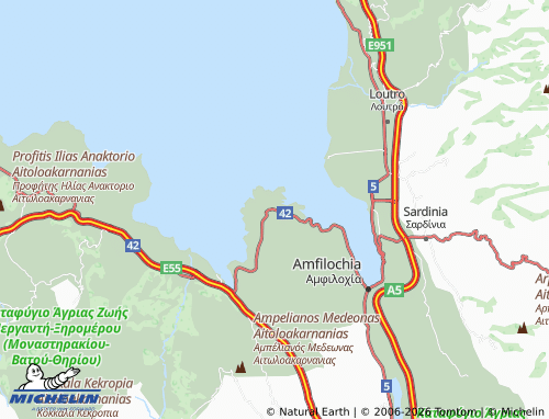 MICHELIN Sparto map - ViaMichelin