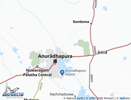 MICHELIN Thannayamkulama map - ViaMichelin
