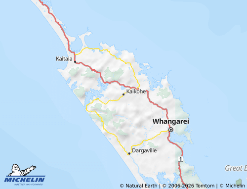 Mapa MICHELIN Far North - ViaMichelin
