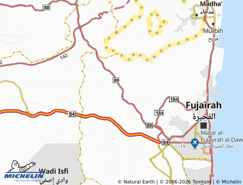 MICHELIN Al Bithnah map - ViaMichelin