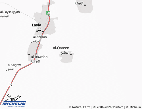 Carte MICHELIN al-Qateen - ViaMichelin