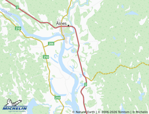 Mapa MICHELIN Kvesetmoen - ViaMichelin