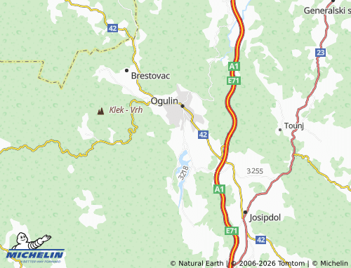 Mapa MICHELIN Gavani - ViaMichelin
