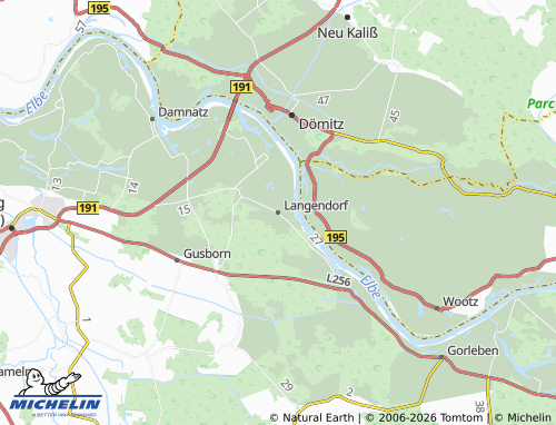 MICHELIN Langendorf map - ViaMichelin