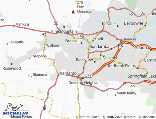 MICHELIN One Mile map - ViaMichelin