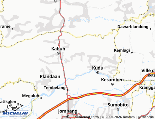 MICHELIN-Landkarte Sumber Gondang - ViaMichelin