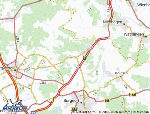 MICHELIN Ramlingen map - ViaMichelin