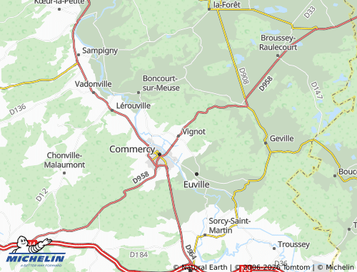 Mappa MICHELIN Vignot - ViaMichelin