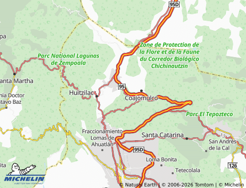 MICHELIN-Landkarte Fraccionamiento Atlixtac - ViaMichelin