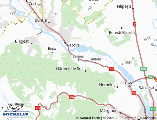 MICHELIN Lespezi map - ViaMichelin
