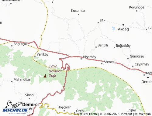 Mapa MICHELIN Aksaz - ViaMichelin