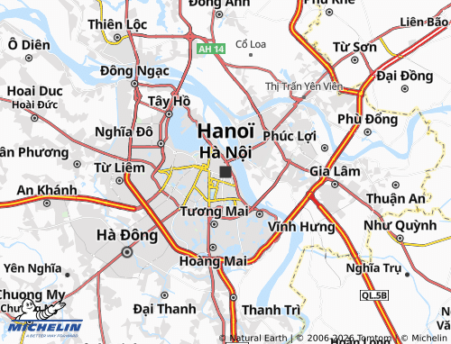 MICHELIN Hanoi map - ViaMichelin