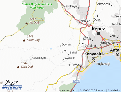 Mappa MICHELIN Doyran - ViaMichelin