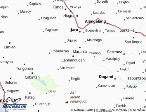 MICHELIN Canhandugan map - ViaMichelin