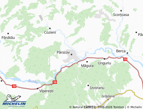 Mappa MICHELIN Pârscov - ViaMichelin