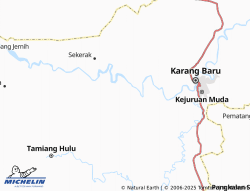 MICHELIN Batang Ara map - ViaMichelin