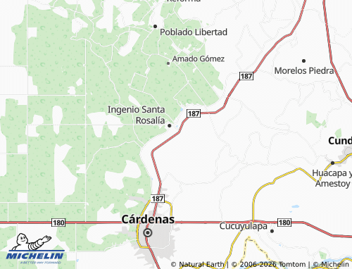 Mappa MICHELIN Miguel Hidalgo Primera Sección - ViaMichelin