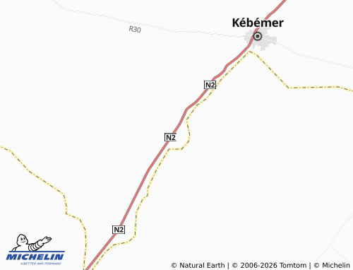 Mappa MICHELIN Ndande - ViaMichelin