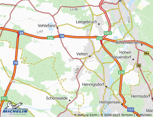 Carte MICHELIN Marwitz - ViaMichelin