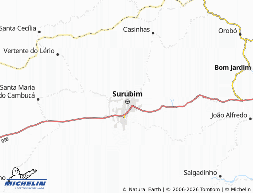 MICHELIN Bela Vista map - ViaMichelin