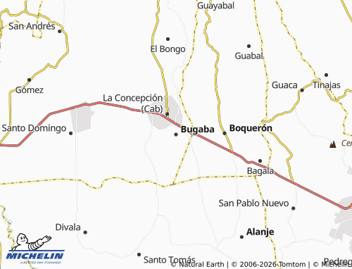 Carte MICHELIN Bugaba - ViaMichelin