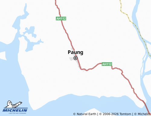 Mappa MICHELIN Paung - ViaMichelin