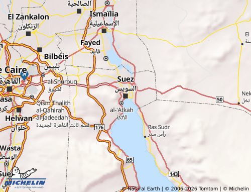 Mappa MICHELIN al-Suways - ViaMichelin