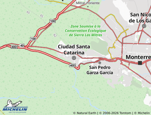 Mappa MICHELIN Privada Los Ángeles - ViaMichelin