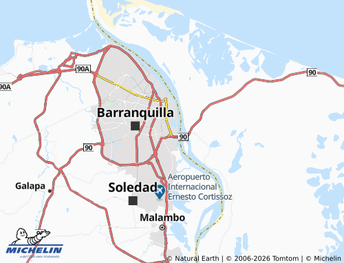 MICHELIN Terminal Marítimo map - ViaMichelin