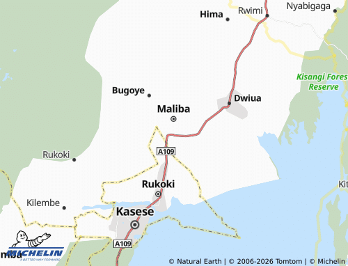 Mappa MICHELIN Mubuku - ViaMichelin