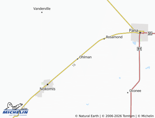 Mapa MICHELIN Ohlman - ViaMichelin