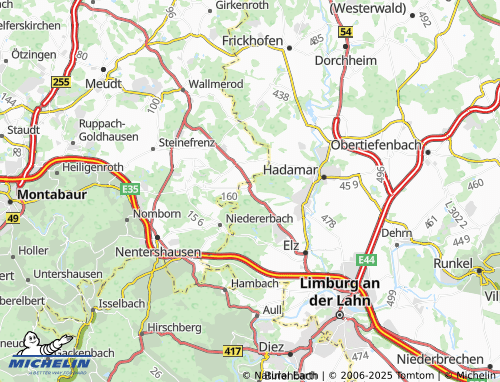 MICHELIN-Landkarte Malmeneich - ViaMichelin